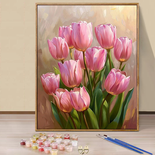 Tulip- Paint by Numbers -40x50cm