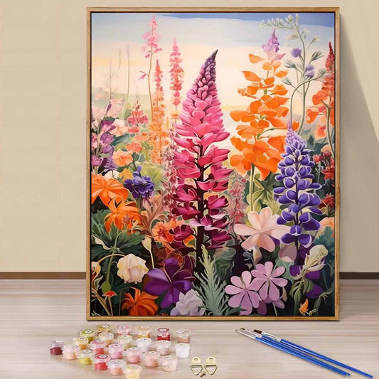 Flower- Paint by Numbers -40x50cm
