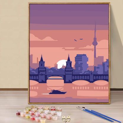 Sunset  - Paint by Numbers -20x30cm