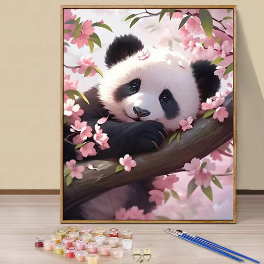 Panda  - Paint by Numbers -40x50cm