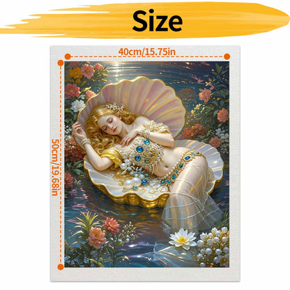 Shell girl- Paint by Numbers -40x50cm