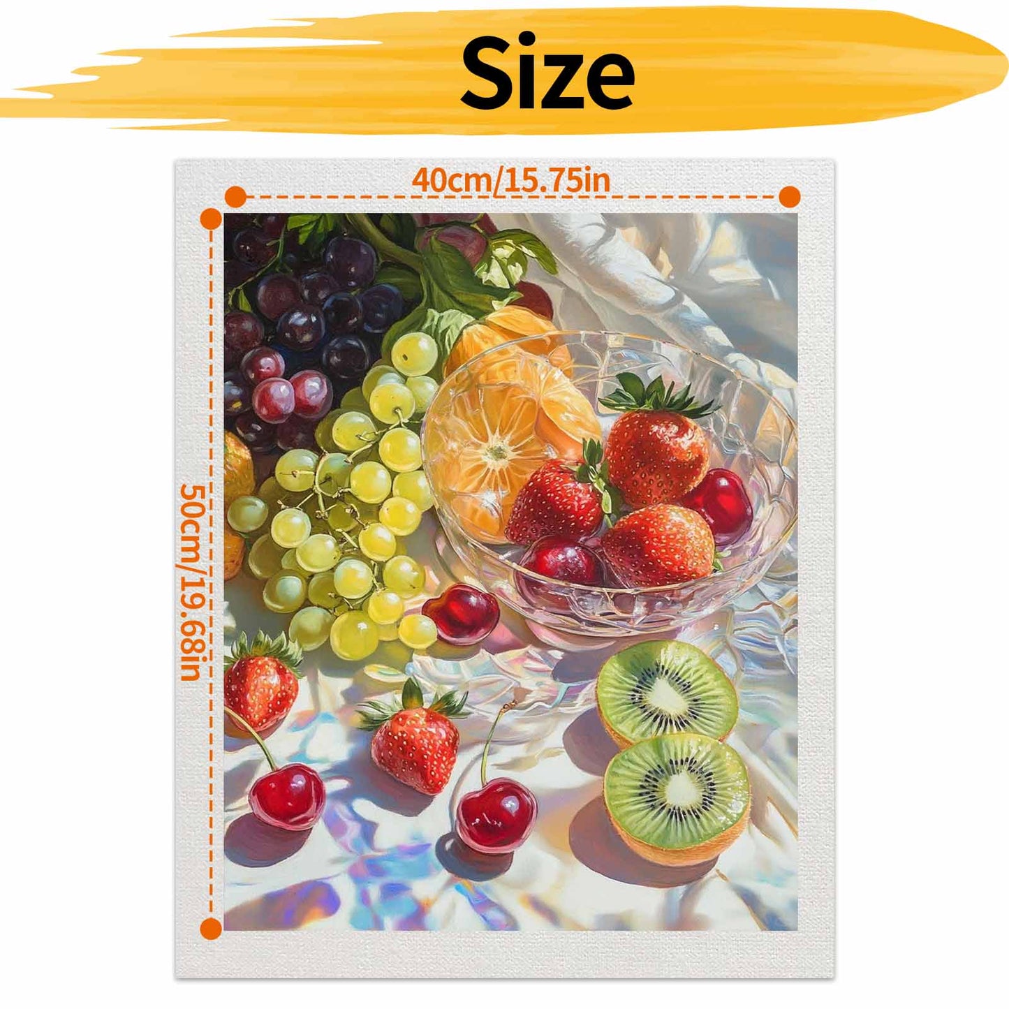 Fruit- Paint by Numbers -40x50cm