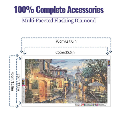 Alley - Full Round Diamond Painting - 70x40cm