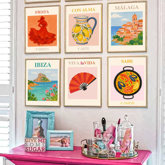 Item - Painting by Numbers -20x30cm/6pcs