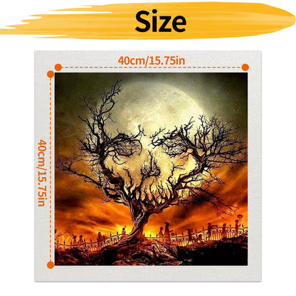 Tree - Painting by Numbers -40x40cm
