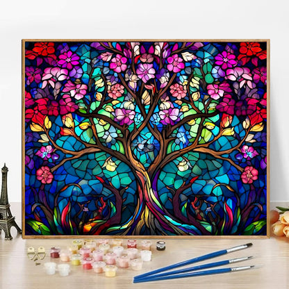 Tree- Paint by Numbers -50x40cm