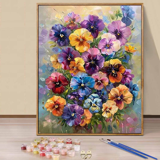Florets- Paint by Numbers -40x50cm