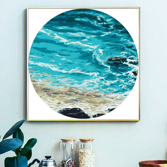 Seaside - Painting by Numbers -40x40cm