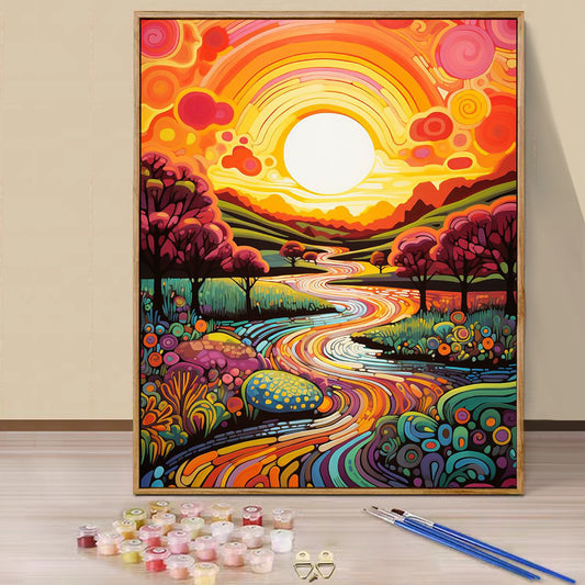 Sun  - Paint by Numbers -40x50cm