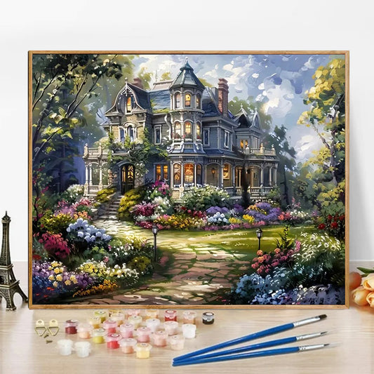 Villa - Paint by Numbers -50x40cm