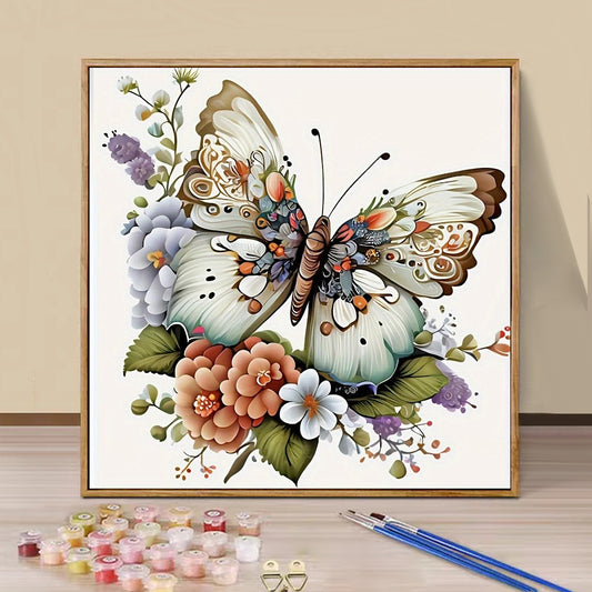 Butterfly- Paint by Numbers -40x40cm