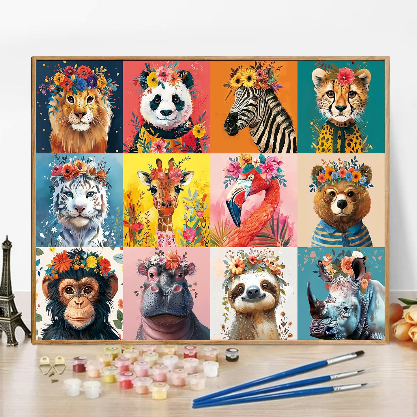 Animal - Paint by Numbers -50x40cm