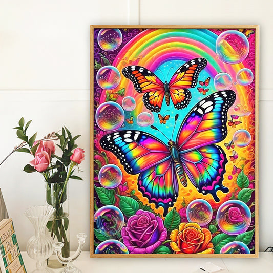 Butterfly - Full Round Diamond Painting - 30x40cm