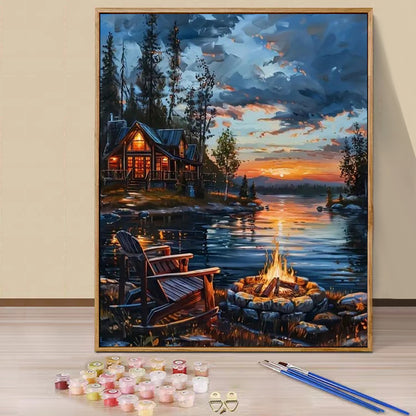Hut  - Paint by Numbers -40x50cm