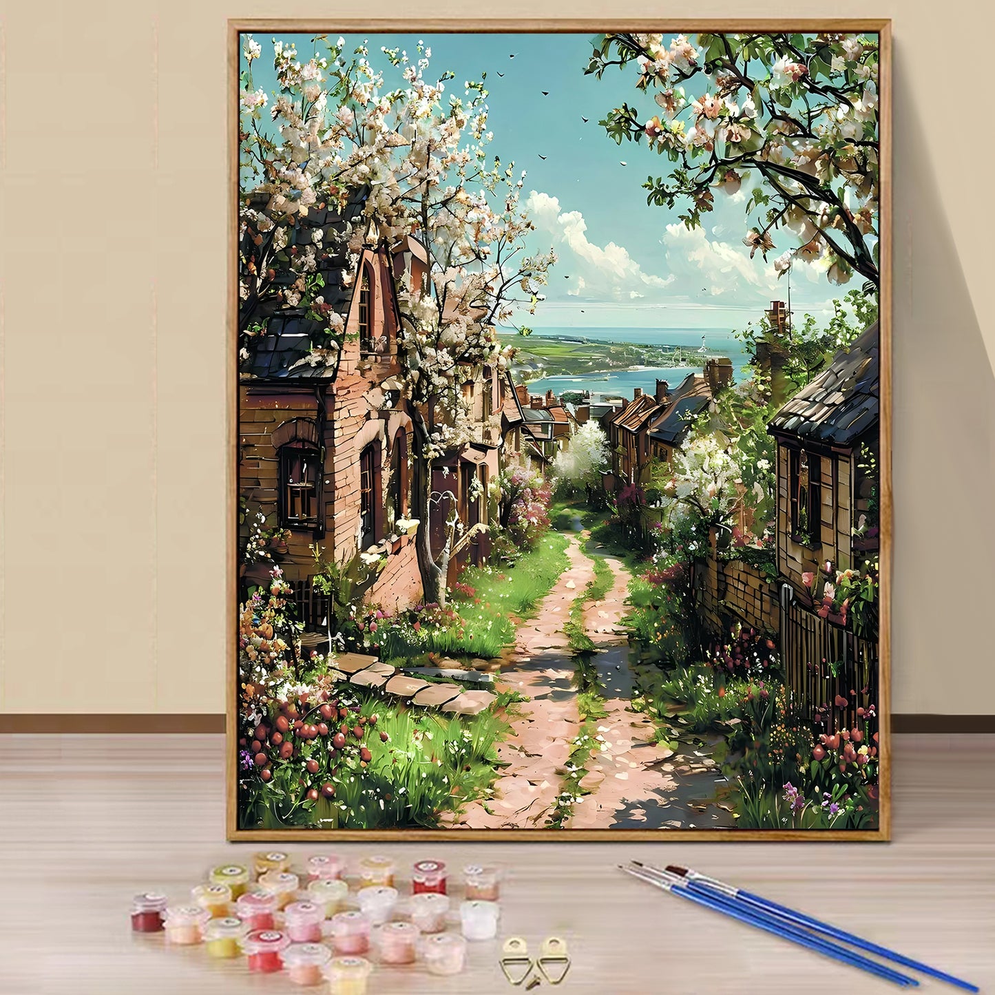 Town- Paint by Numbers -40x50cm
