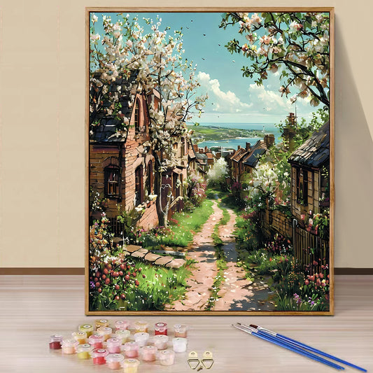Town- Paint by Numbers -40x50cm