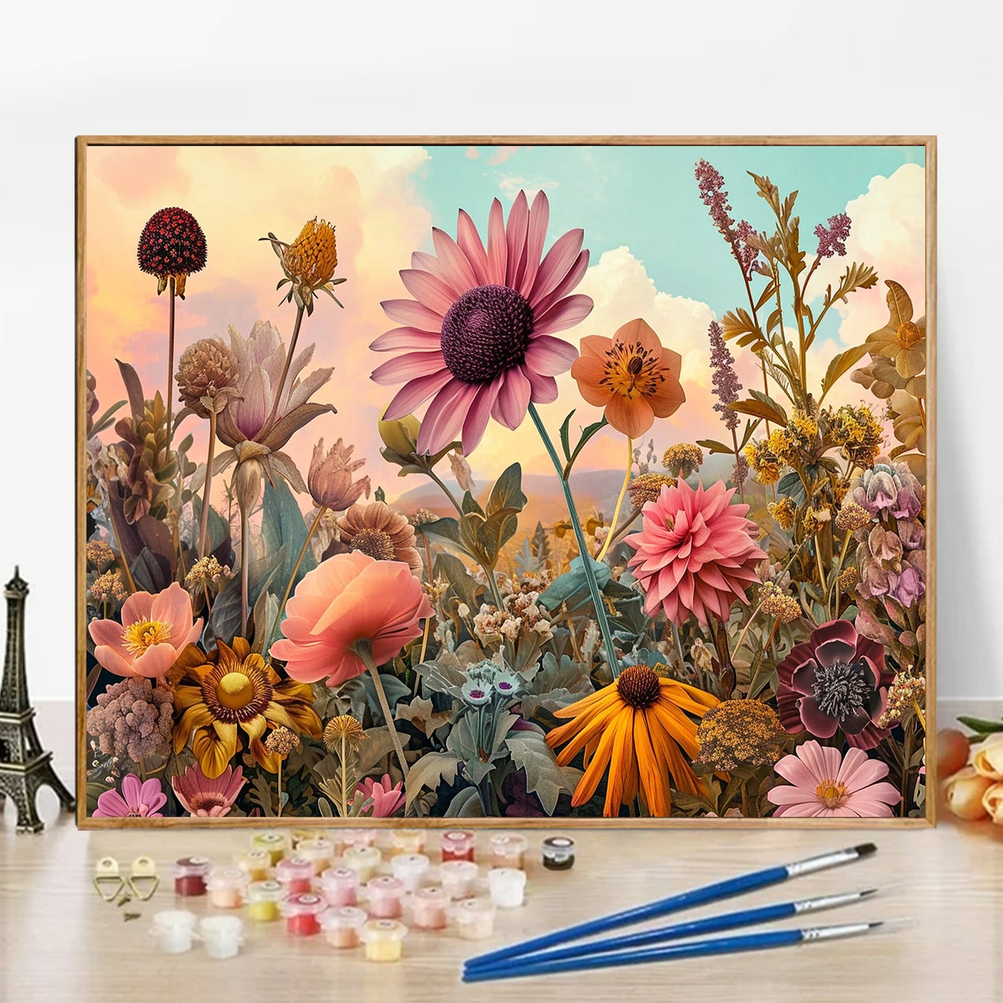 Flower - Paint by Numbers -50x40cm