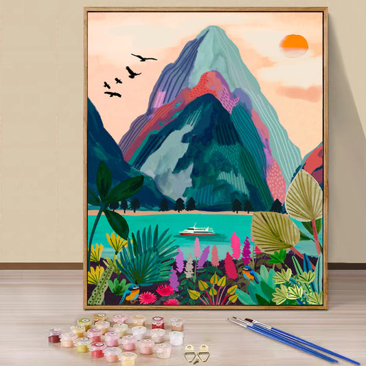 Mountain - Painting with Numbers -40x50cm