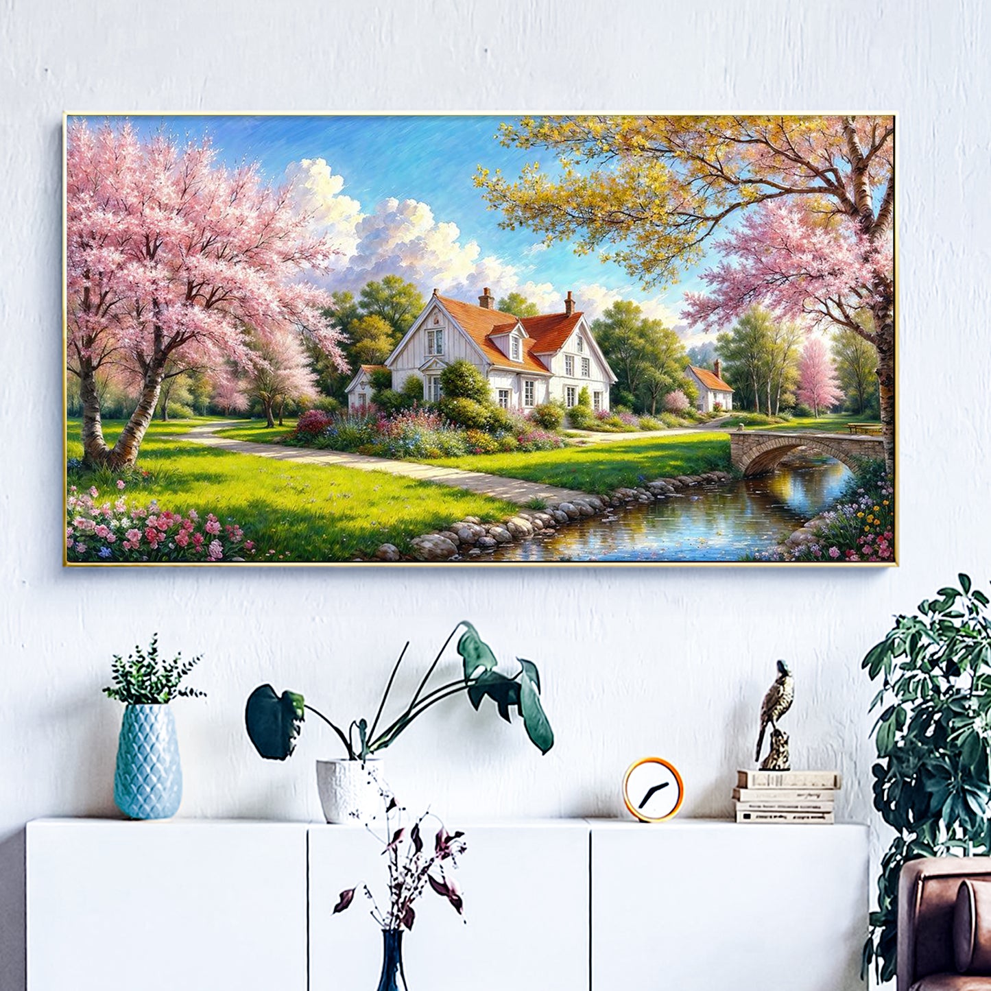 Village - Full Round Diamond Painting - 70x40cm