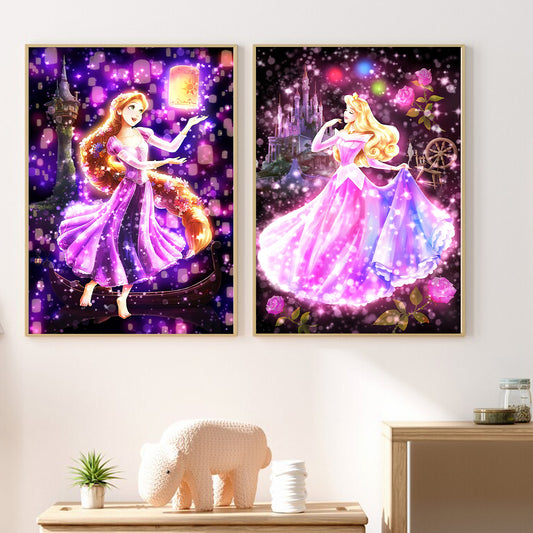 Princess - Full Round Diamond Painting - 30x40cm/2pack