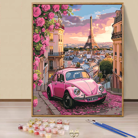 Car- Paint by Numbers -40x50cm