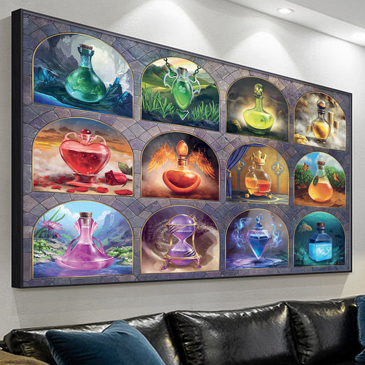 Game - Full Round Diamond Painting - 70x40cm