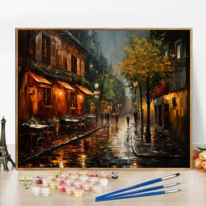 Street - Paint by Numbers -50x40cm
