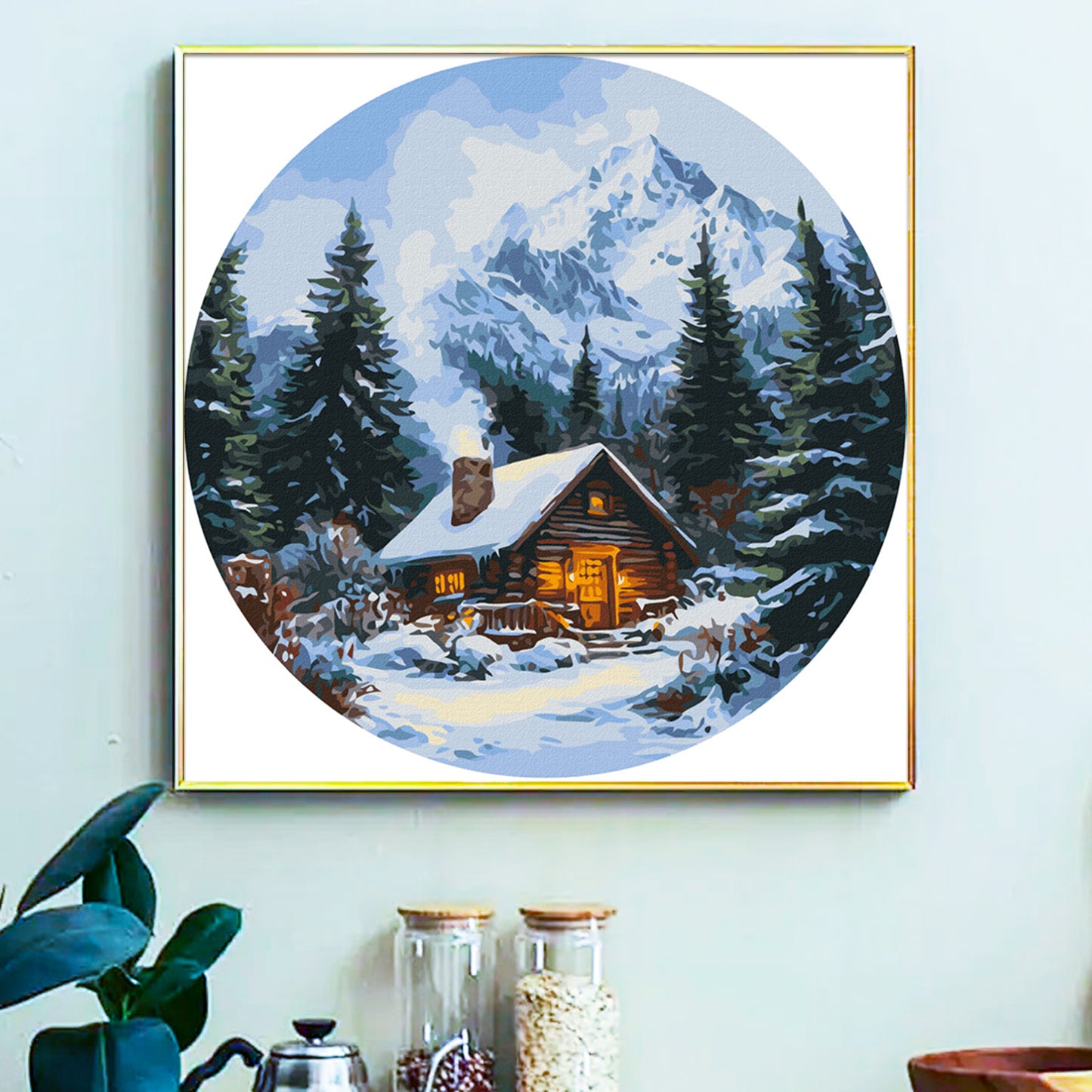 Lgloo - Painting by Numbers -40x40cm