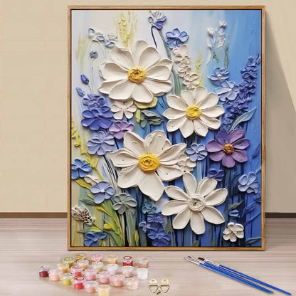 Flower- Paint by Numbers -40x50cm