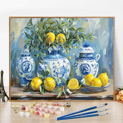 Lemon  - Paint by Numbers -40x50cm