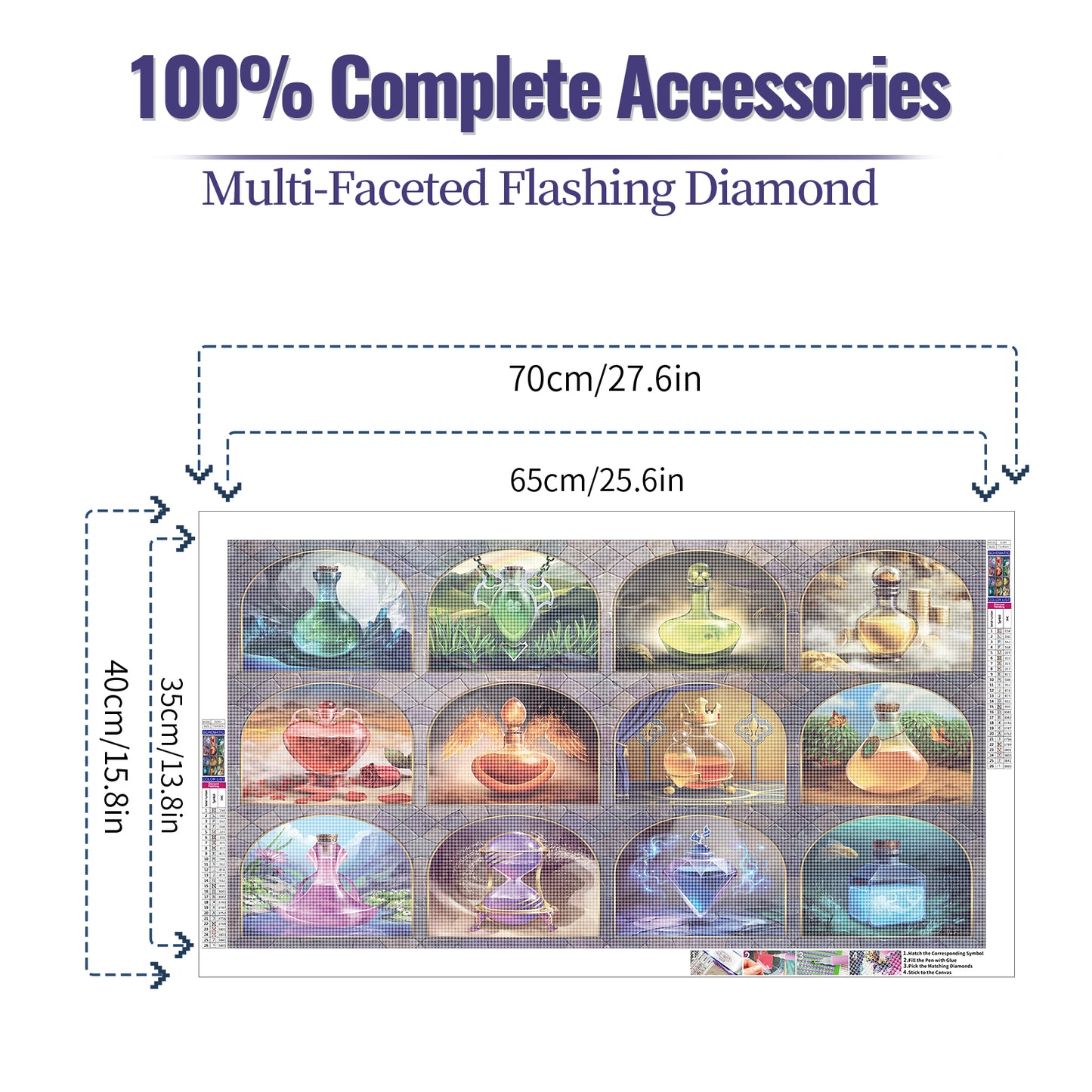 Game - Full Round Diamond Painting - 70x40cm