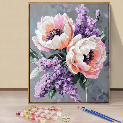 Flower- Paint by Numbers -40x50cm