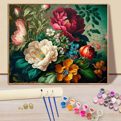 Flower  - Paint by Numbers -50x40cm