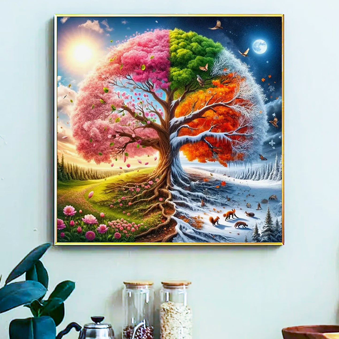 Tree - Painting by Numbers -40x40cm