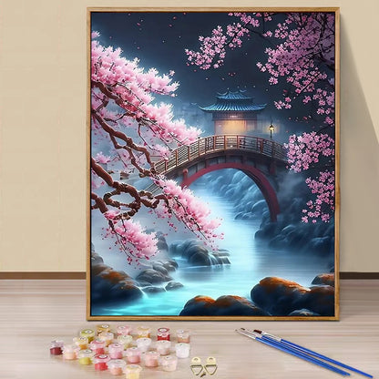 Bridge - Paint by Numbers -40x50cm