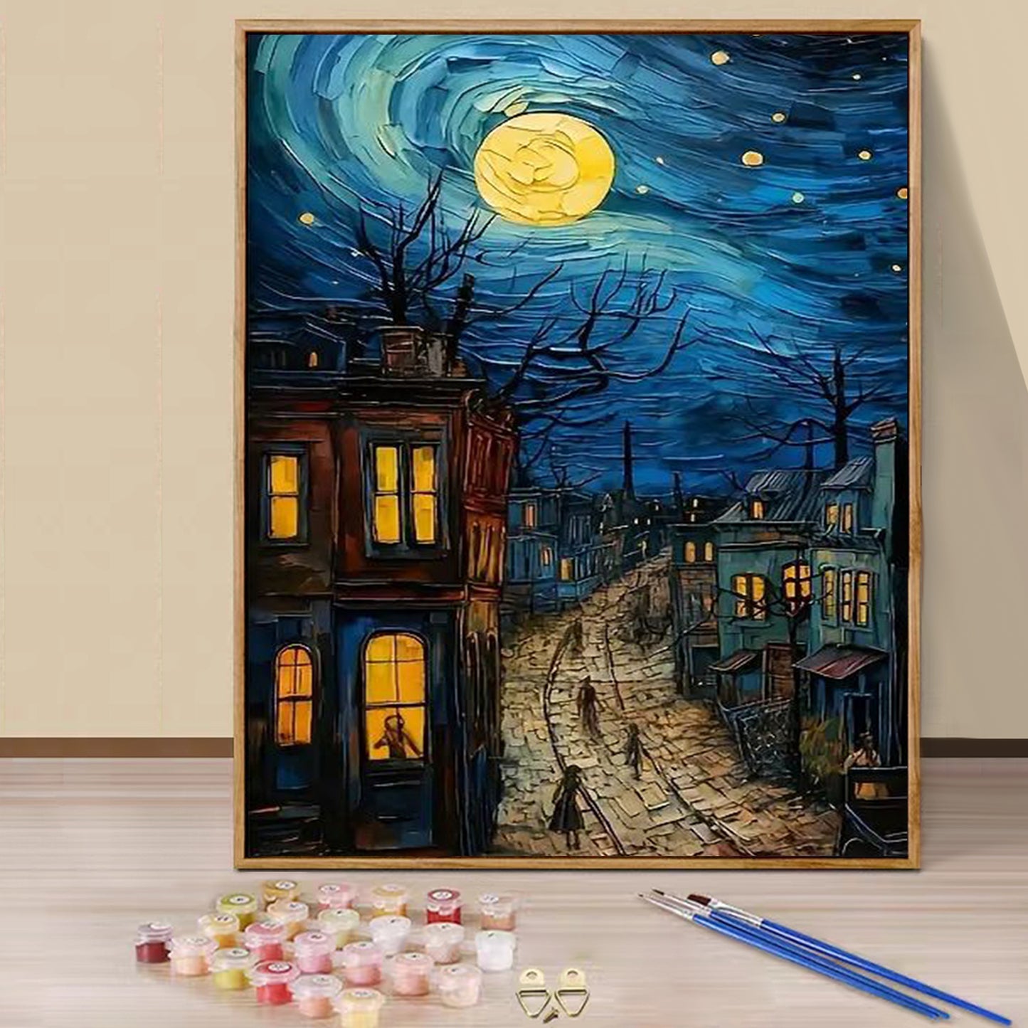 Moon Street - Paint by Numbers -40x50cm