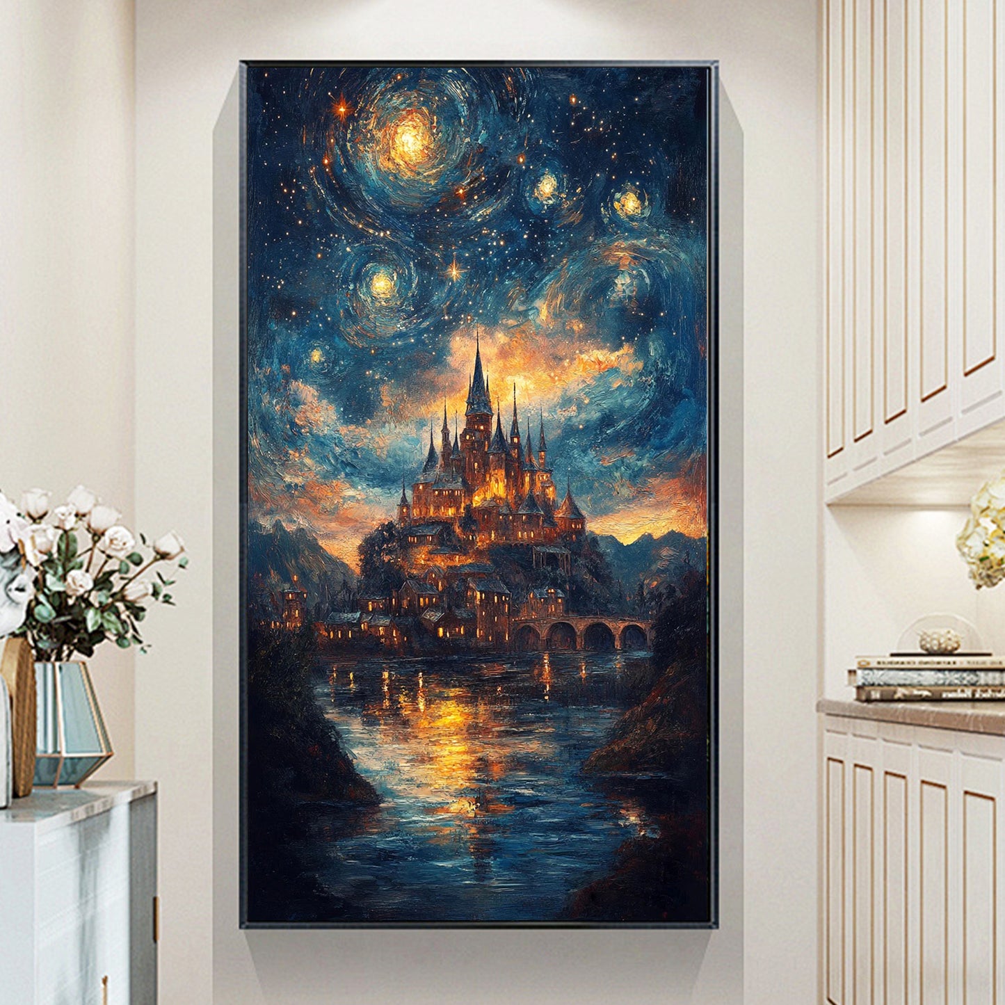 Castle- Full Round Diamond Painting - 40x70cm