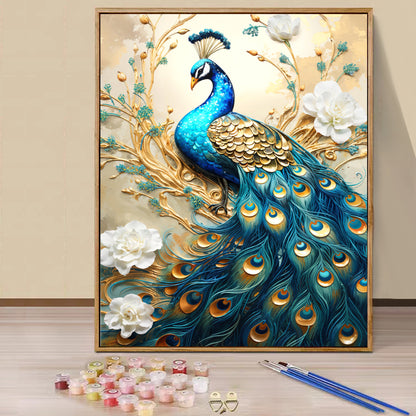 Peacock  - Paint by Numbers -40x50cm