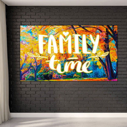 Family Time - Full Round Diamond Painting - 70x40cm