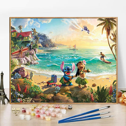 Stitch - Paint by Numbers -50x40cm