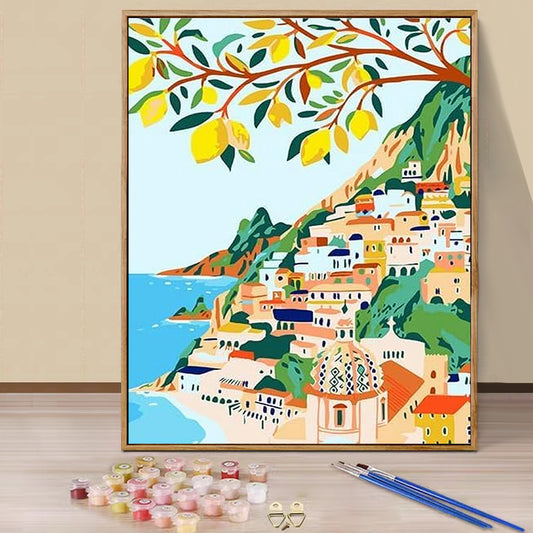 Shore City - Paint by Numbers -25x35cm