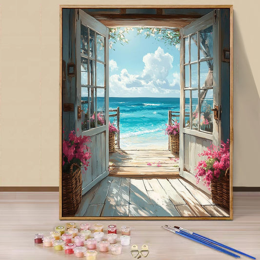 Seaside- Paint by Numbers -40x50cm