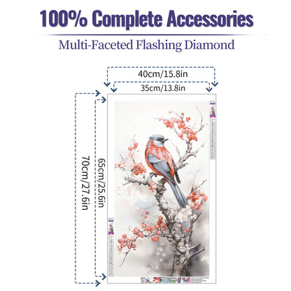 Birdie- Full Round Diamond Painting - 40x70cm