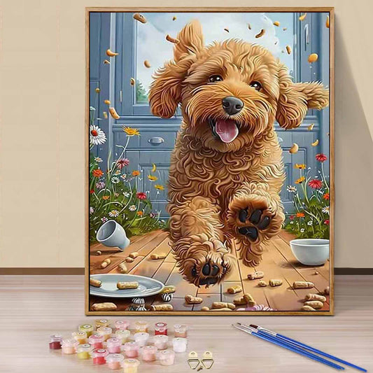 Teddy- Paint by Numbers -40x50cm