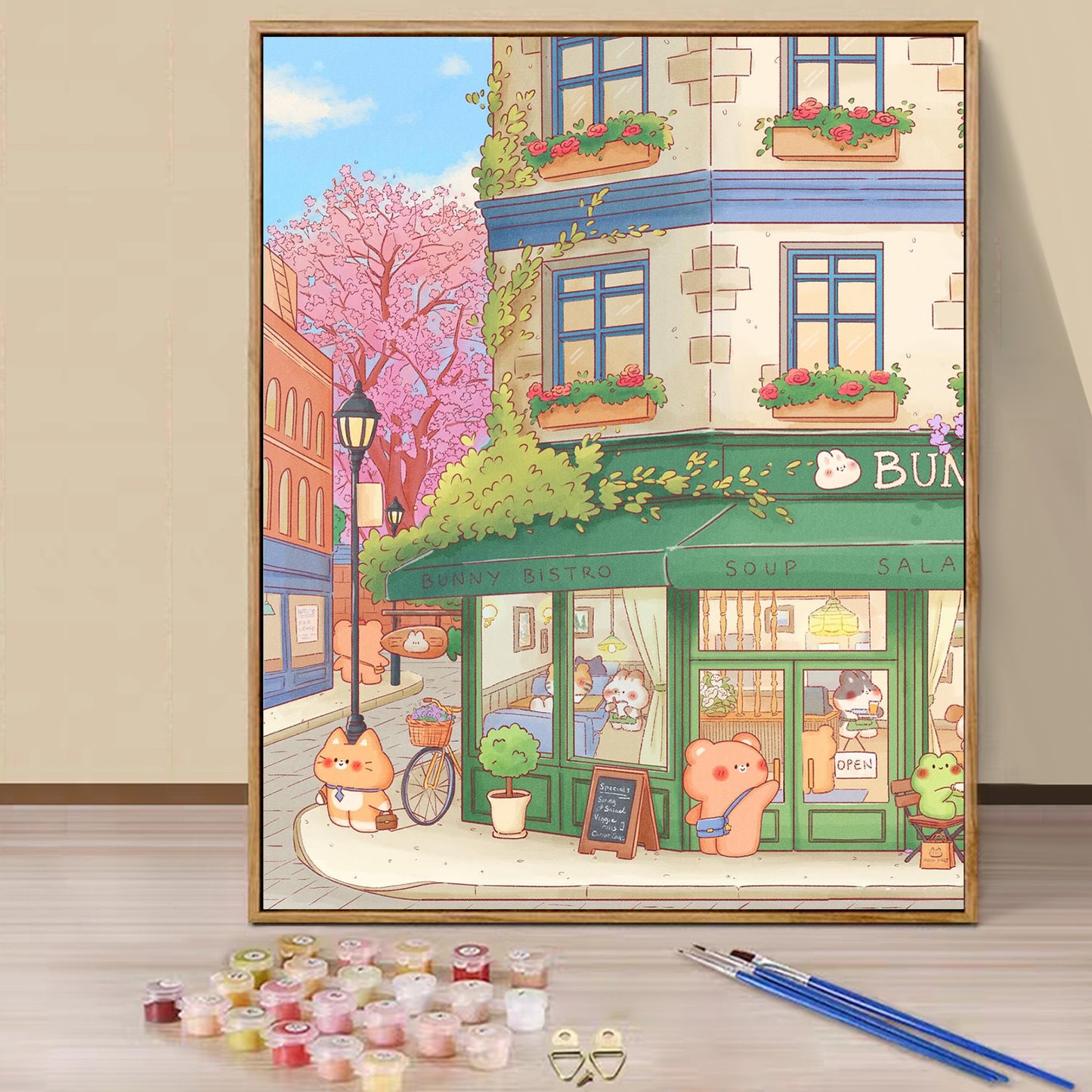 Café - Paint by Numbers -40x50cm