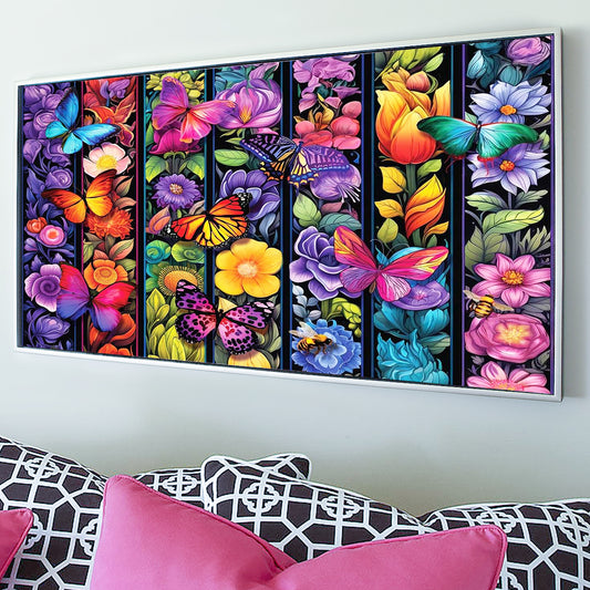 Flower - Full Round Diamond Painting - 70x40cm