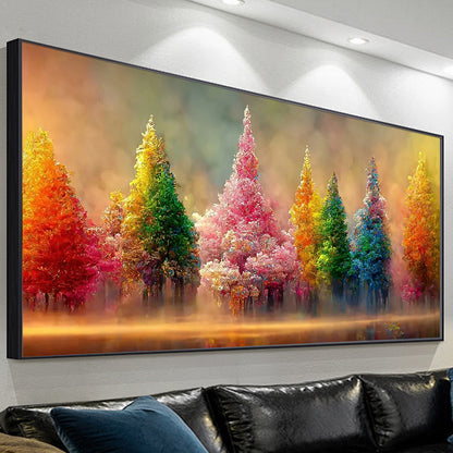 Forest- Painting by Numbers -80x40cm