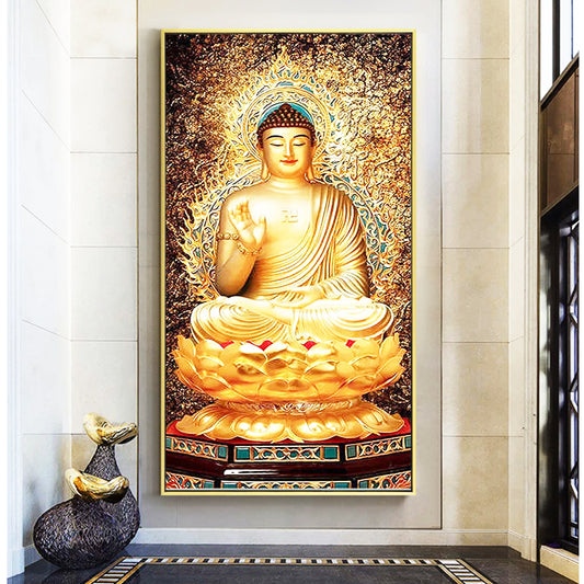 Buddha - Full Round Diamond Painting - 70x40cm