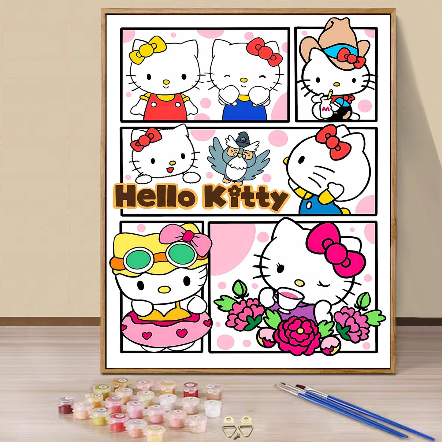 Hello Kitty- Paint by Numbers -40x50cm