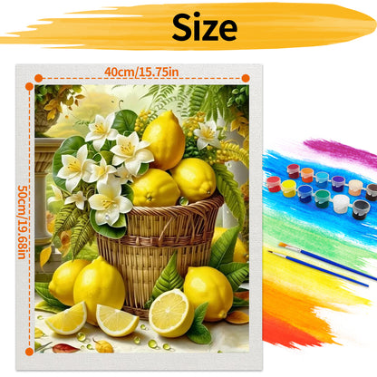 Lemon- Paint by Numbers -40x50cm